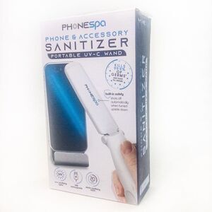 New In Box Phonespa Phone Sanitizer Portable UV-C Wand